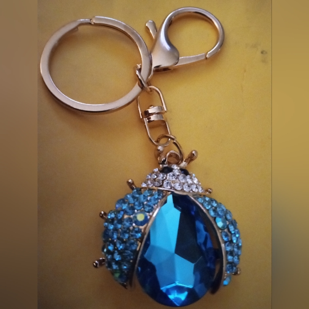 LADYBUG PURSE CHARM / KEY FOB 5 IN